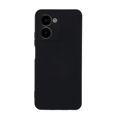 Чехол для Realme C33 бампер АТ Silicone case (черный)