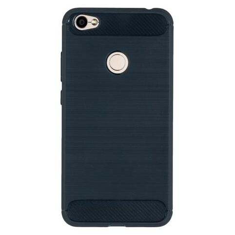 Чехол для Redmi Note 5As бампер JZZS Brush (Синий)