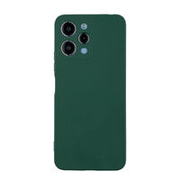 Чехол для Redmi 12 бампер AT Silicone Case (темно-зеленый)