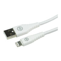 Кабель USB Lightning AT 3A (белый)