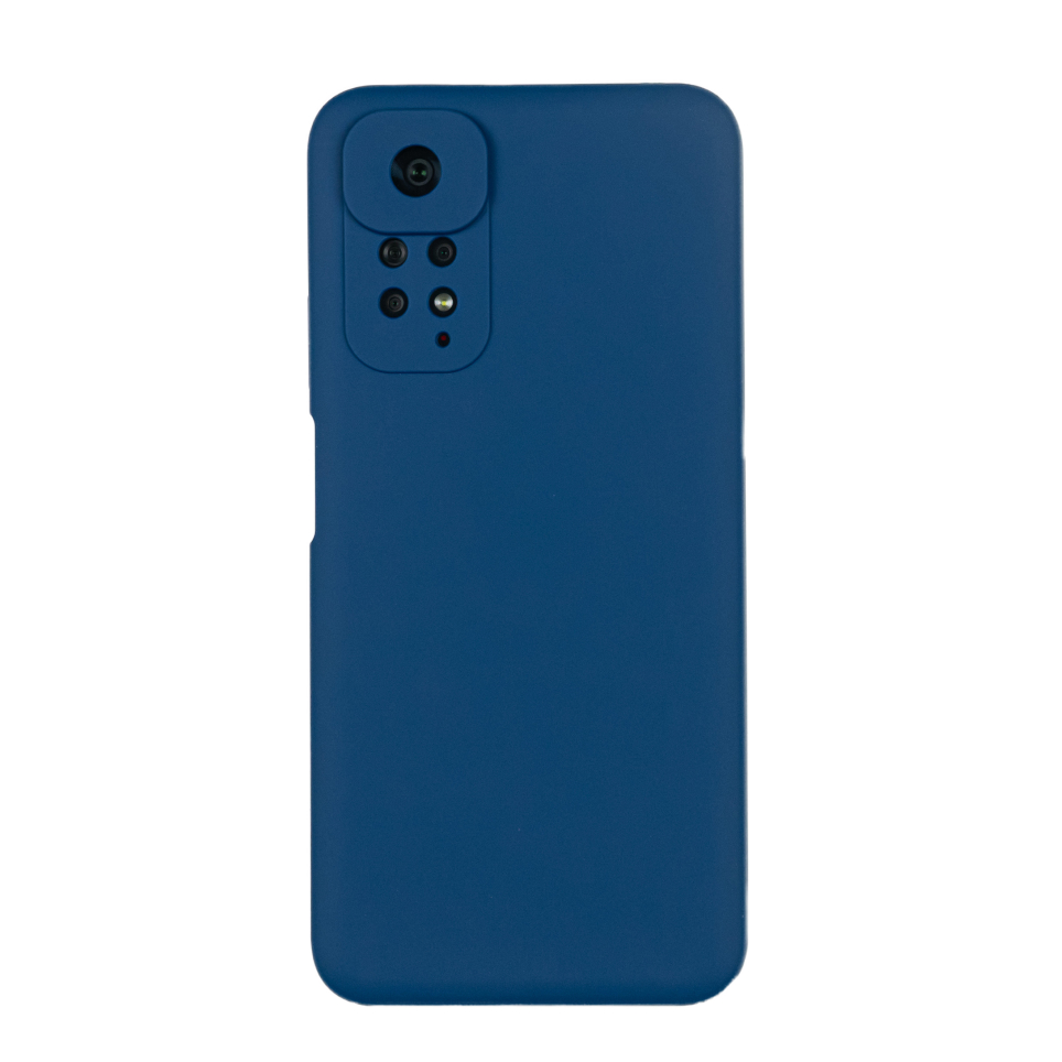 Чехол для Redmi Note 11 бампер LS Silicone Case (синий)
