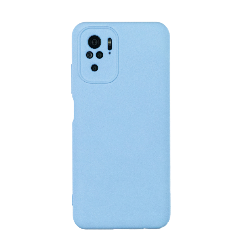Чехол для Redmi Note 10 бампер CASE Liquid (Голубой)