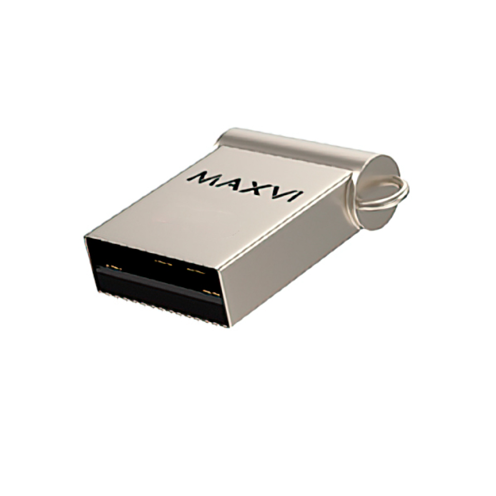 USB флеш накопитель Maxvi MM (64 ГБ, серебристый)