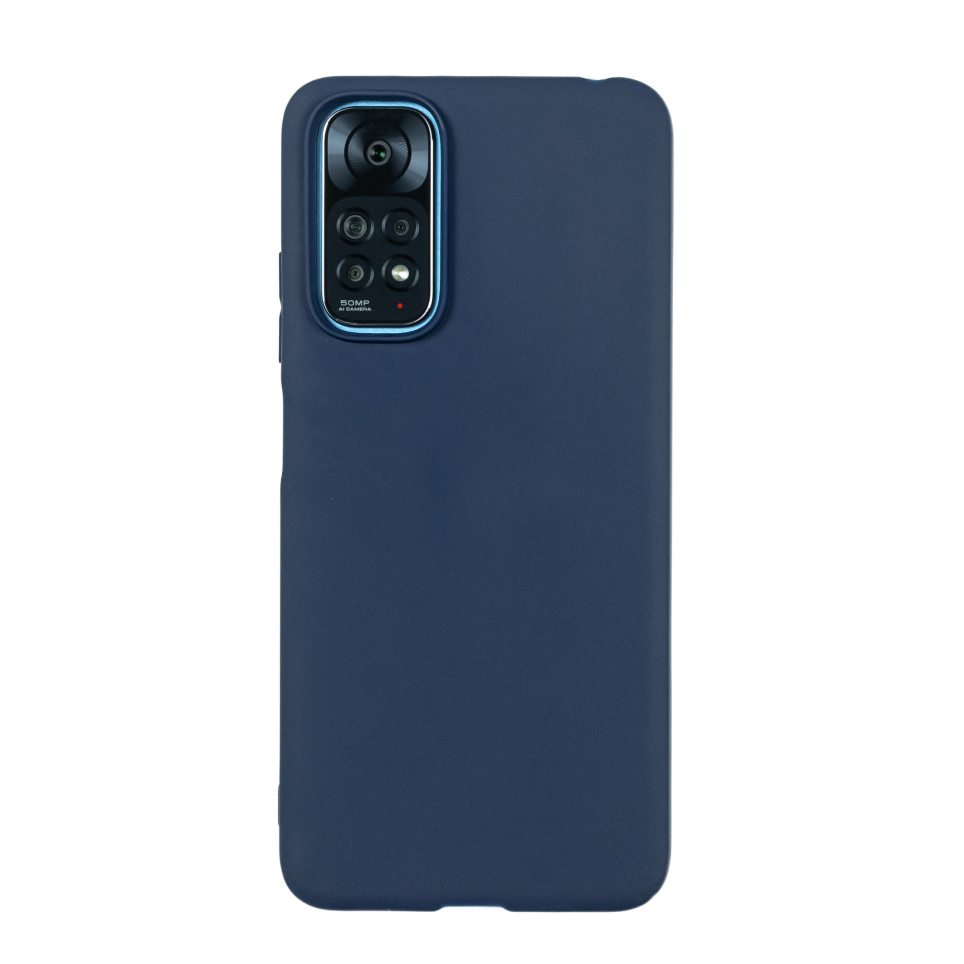 Чехол для Redmi Note 11/11S бампер АТ Soft touch (Синий)
