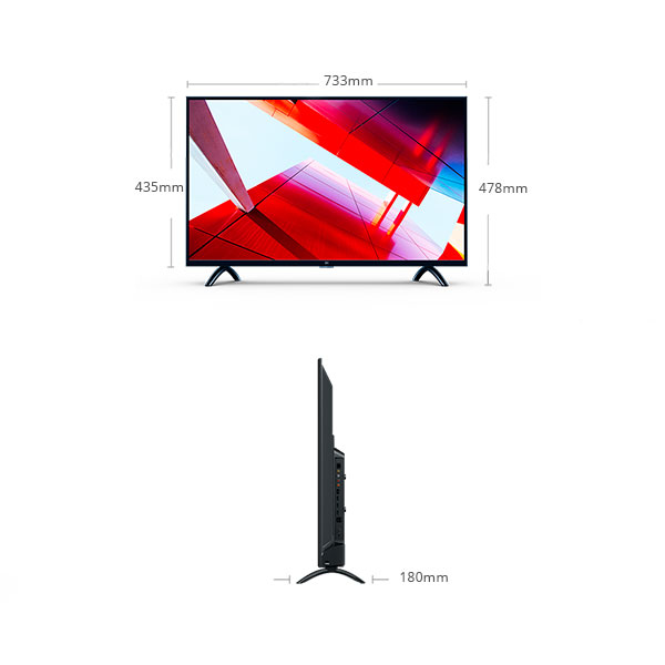 Телевизоры xiaomi размеры. TV Xiaomi 32 габариты. Телевизор Хiаоmi 4s "32" габариты. Телевизор Xiaomi 4s 32 толщина. Xiaomi mi TV 32 размер.