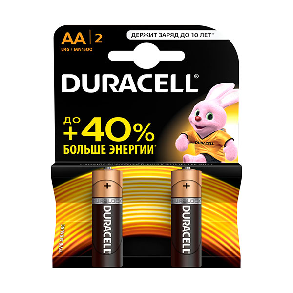 Батарейки DURACELL AA батарейки duracell 2025 3в 2 шт