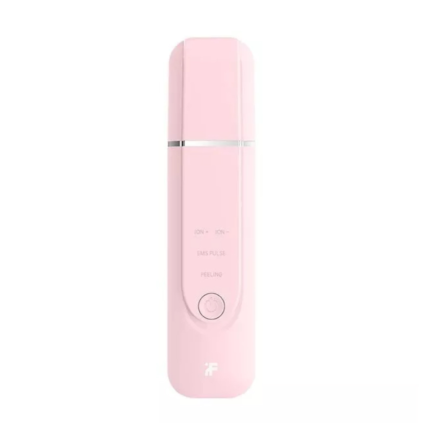 Аппарат для чистки лица InFace Ultrasonic Ion Skin (Розовый) массажер для лица и зоны декольте 14 5 × 6 см pvc коробка розовый