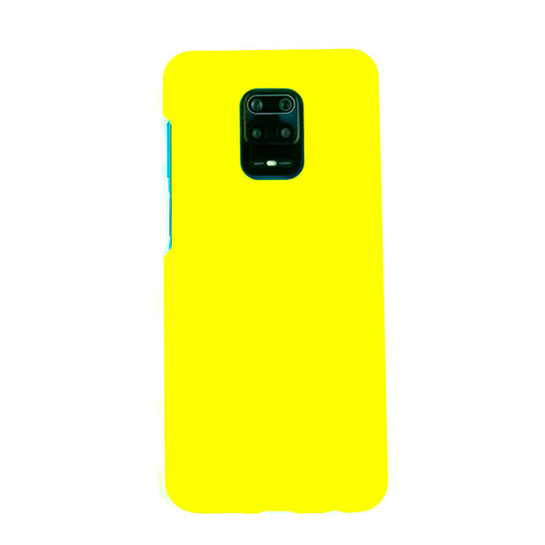Чехол для Redmi Note 9S/9 Pro бампер AT Silicone case (Светло-желтый)