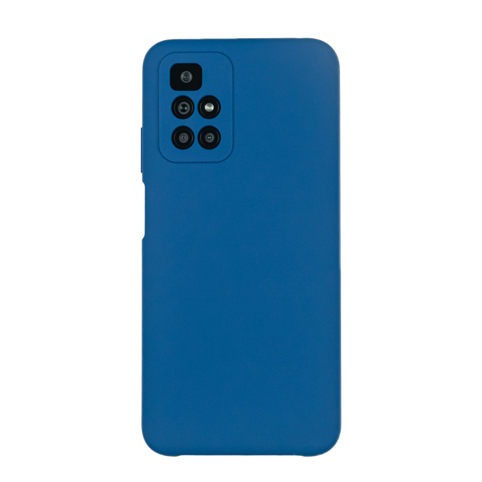 Чехол для Redmi 10 бампер LS Silicone Case (синий)
