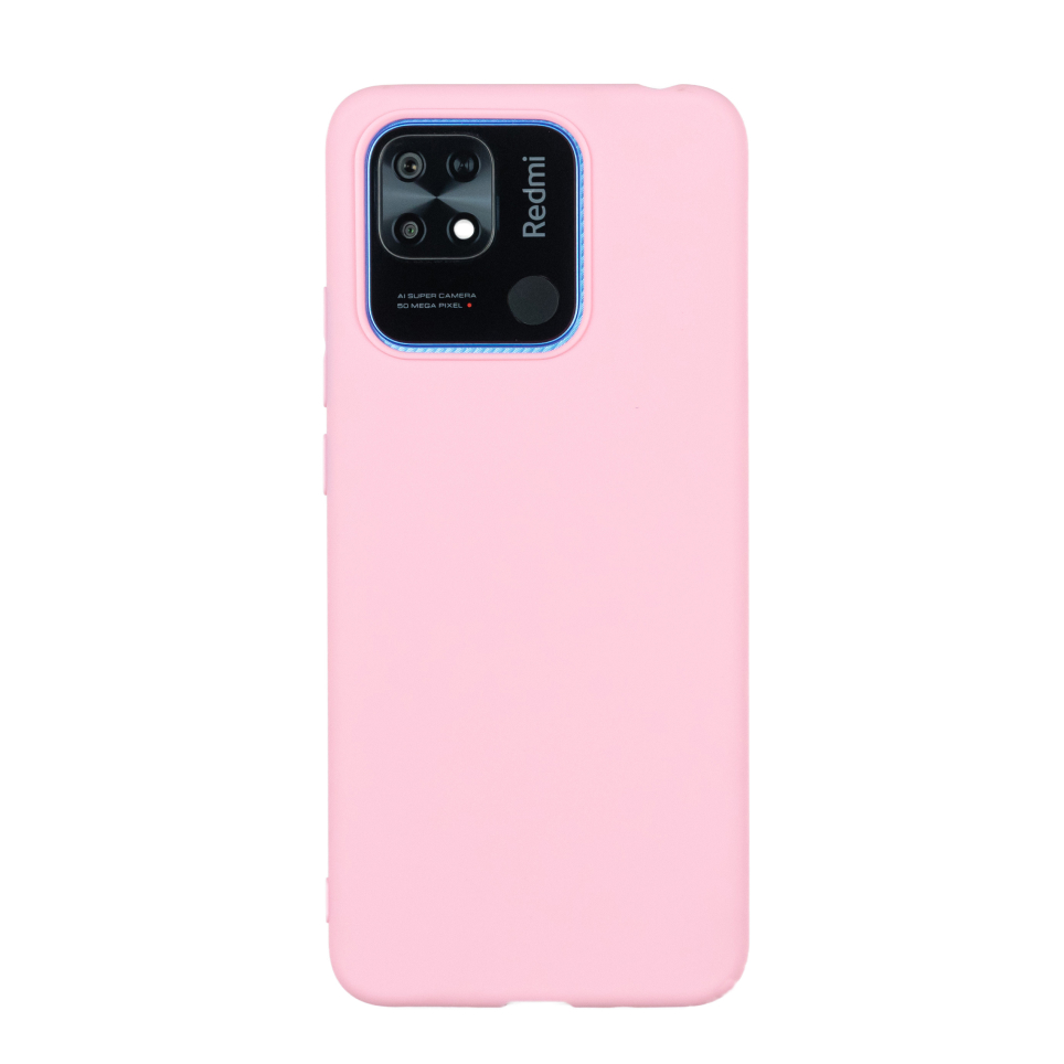 Чехол для Redmi 10C бампер АТ Soft touch (Розовый)