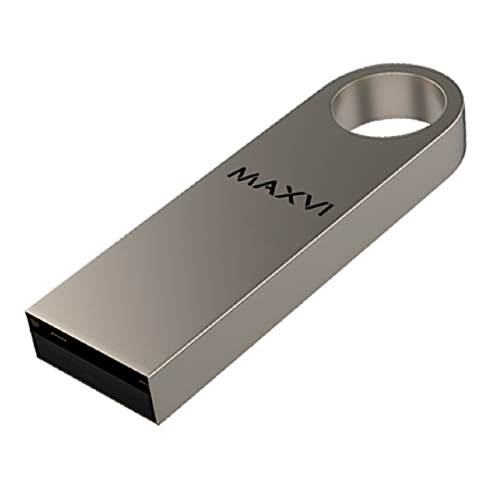 USB флеш накопитель Maxvi MK (128 ГБ, серебристый)