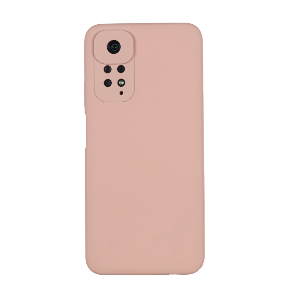 Чехол для Redmi Note 11 бампер LS Silicone Case (розовый)