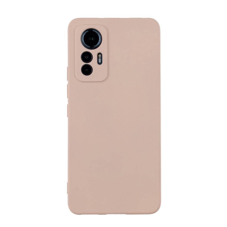 Чехол для Xiaomi 12 Lite бампер АТ Silicone case (розовый)