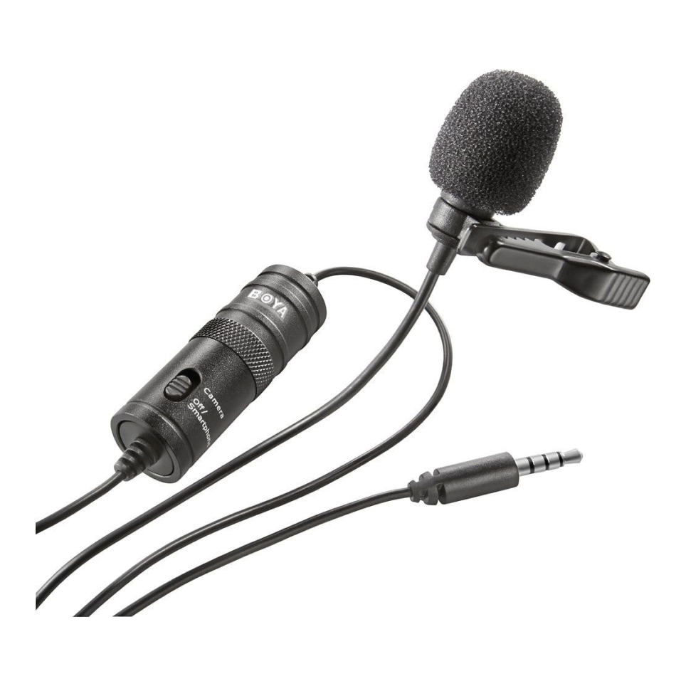 Петличный микрофон BOYA BY-M1 набор юного блогера windigo kids cb 99 лампа штатив микрофон пульт переходник type c