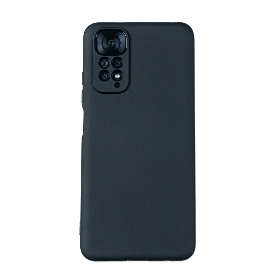 Чехол для Redmi Note 11/11S бампер АТ Silicone Case (Черный)