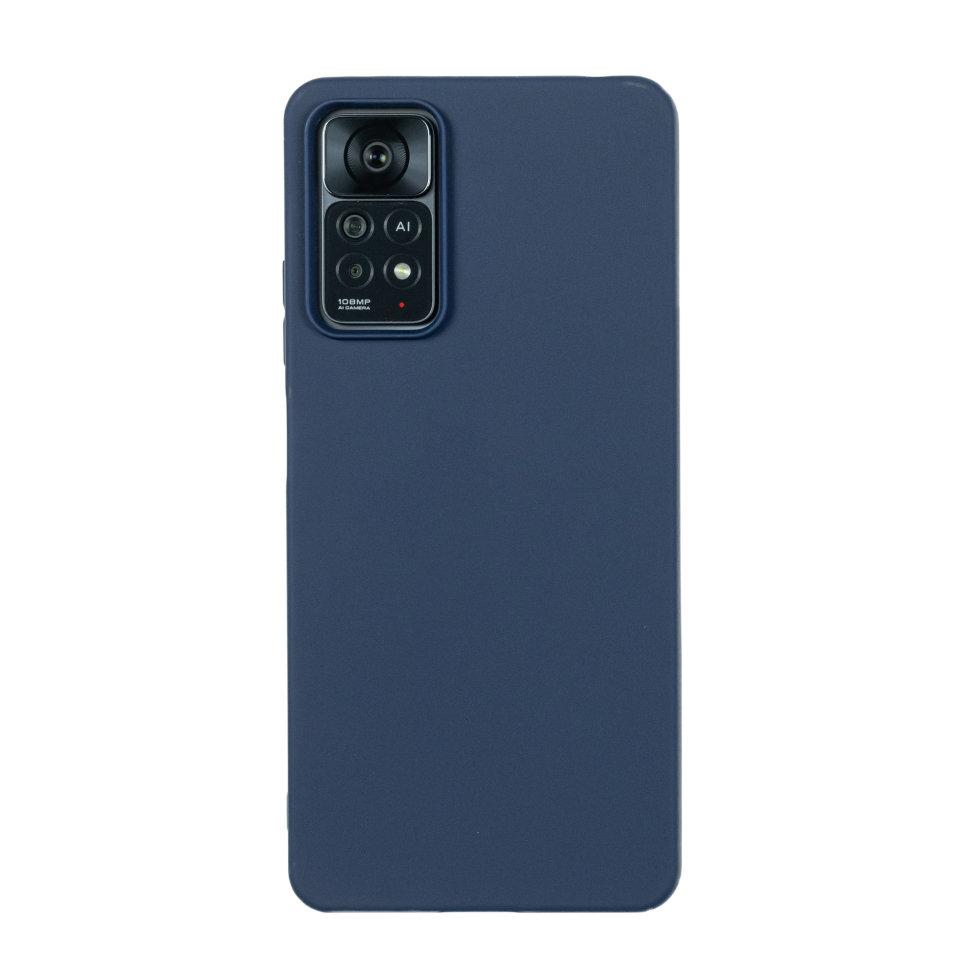 Чехол для Redmi Note 11 Pro/11 Pro 5G бампер АТ Soft touch (Синий)