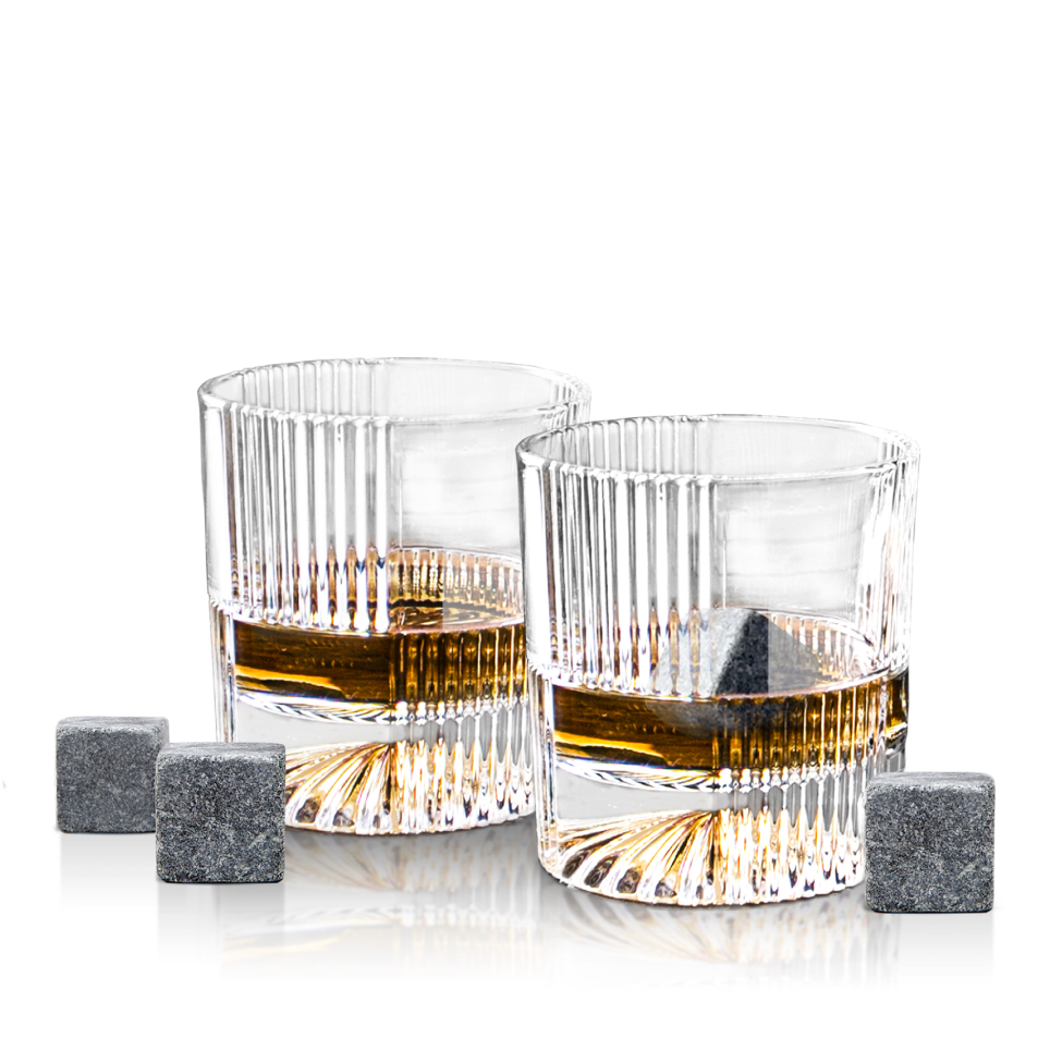 камни для виски whiskey rocks многоразовый лёд 10 шт Набор бокалов для виски Makkua Whiskey Set IceWhisper