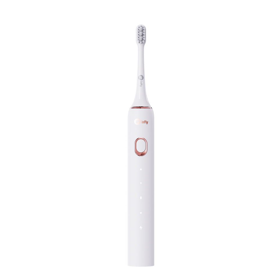 Зубная щетка Infly PT02 (белый) щетка для умывания силиконовая 14 2 × 4 × 3 2 см мятный белый