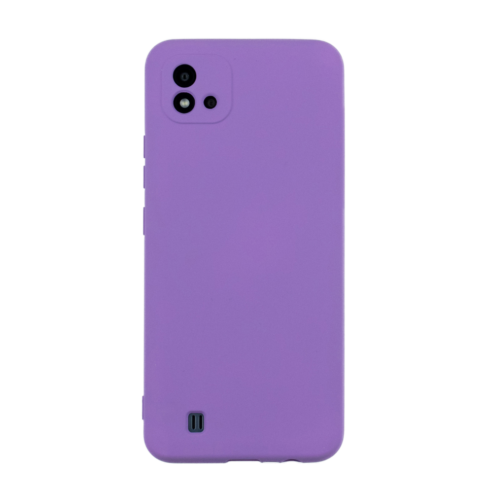 Чехол для Realme C11 2021 бампер Bingo Liquid TPU (фиолетовый)