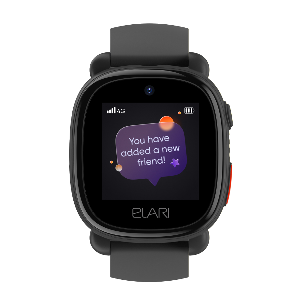 Умные часы Elari KidPhone 4G Lite (черный) смарт часы elari fixitime lite