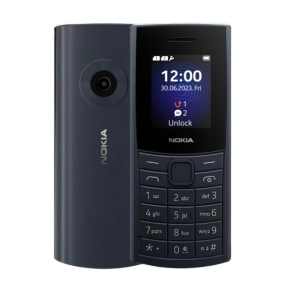 Кнопочный телефон Nokia 110 4G (темно-синий)