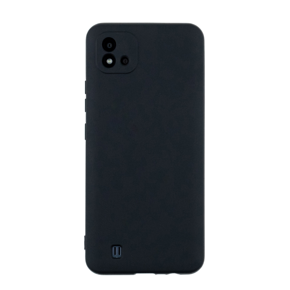 Чехол для Realme C11 2021 бампер АТ Silicone case (черный)