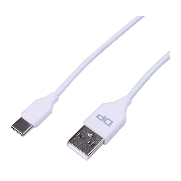 Кабель USB Type-C AT (Белый) кабель luazon type c usb 1 а 1 м
