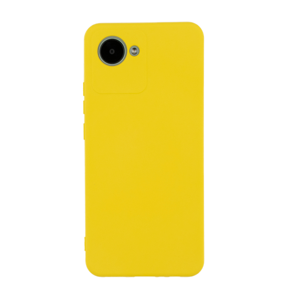 Чехол для Realme C30 бампер Bingo Liquid TPU (желтый)