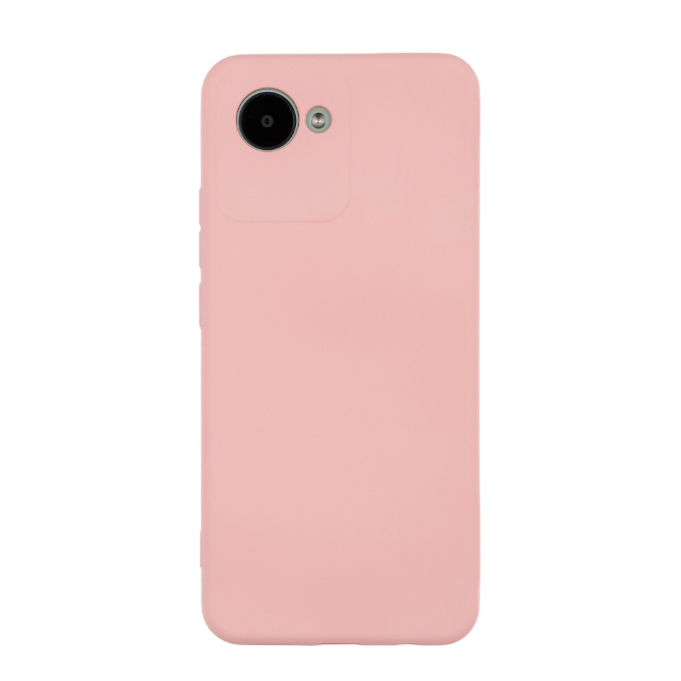 Чехол для Realme C30 бампер АТ Silicone case (розовый)