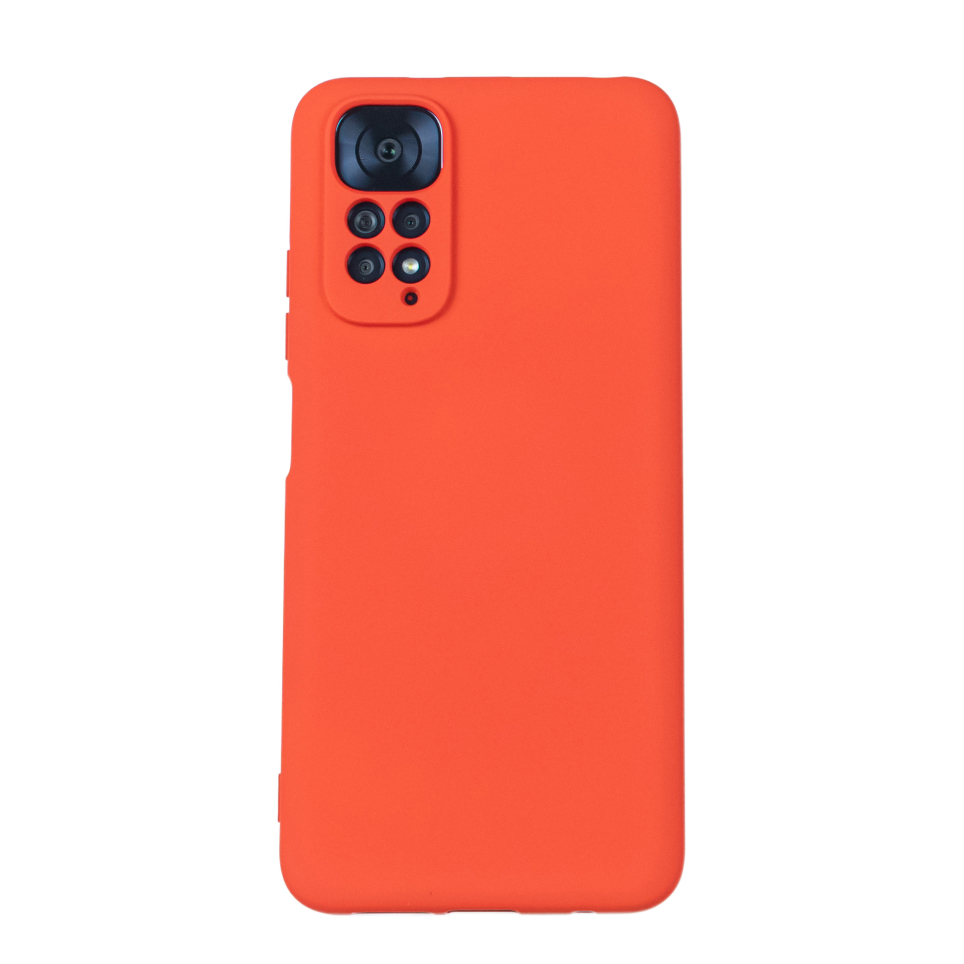 Чехол для Redmi Note 11/11S бампер АТ Silicone Case (Красный)