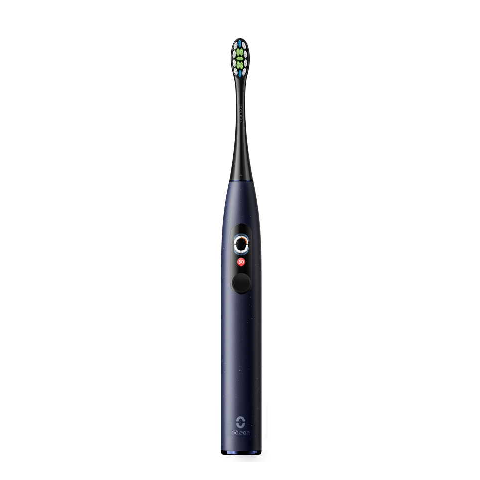 Электрическая зубная щетка Oclean X Pro Digital (темно-синий) электрическая зубная щетка oclean