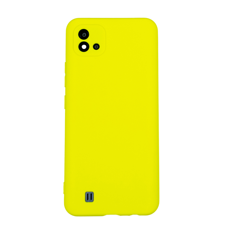 Чехол для Realme C11 2021 бампер АТ Soft touch (желтый)