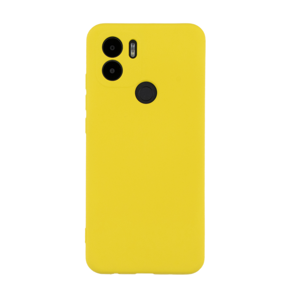 Чехол для Redmi A1 Plus бампер AT Silicone case (желтый)