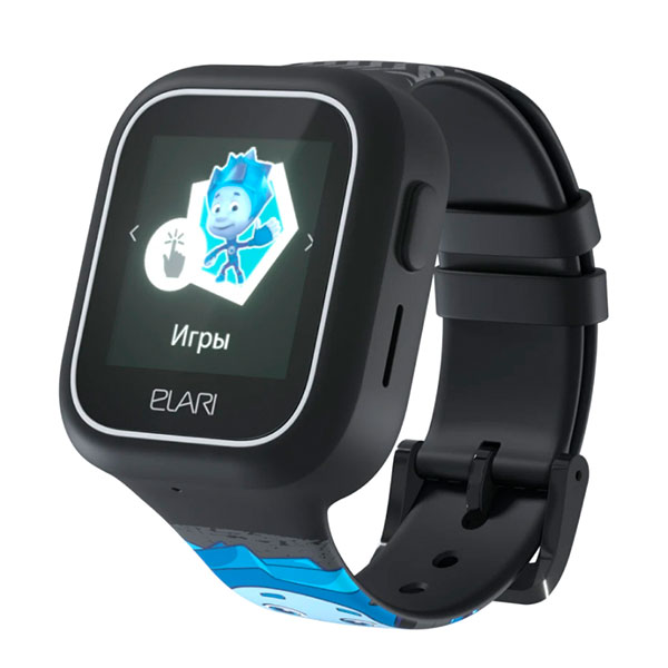 Детские часы Elari FixiTime Lite (Черные) детские часы elari kidphone 4g wink сиреневый