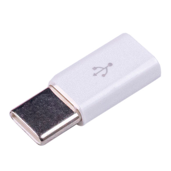 Переходник Micro-USB в USB Type-C Bingo (Белый) ремонтный рельефный переходник профитт