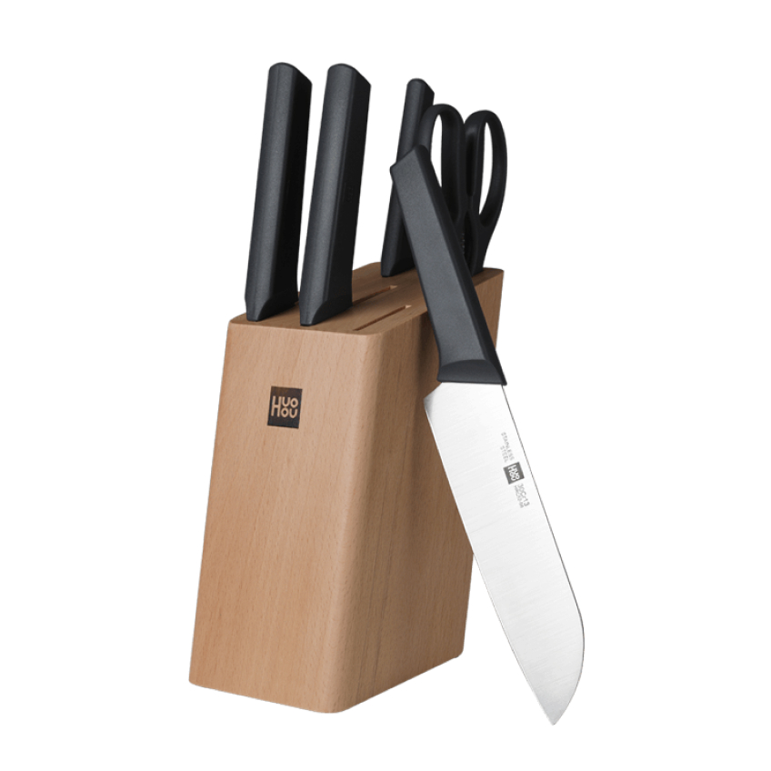 Набор ножей Huo Hou HU0057 подставка круглая для ножей и ножниц magistro