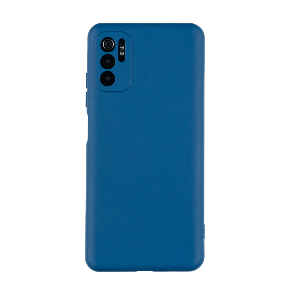 Чехол для POCO M3 Pro 5G/Redmi Note 10 5G бампер АТ Soft touch (Темно-синий)