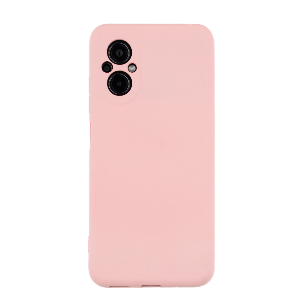 Чехол для POCO M5 бампер AT Silicone Case (розовый)