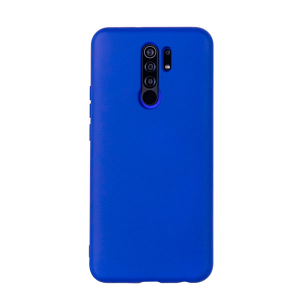 Чехол для Redmi 9 бампер CASE Liquid (Синий)