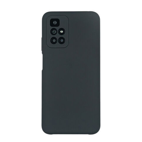 Чехол для Redmi 10 бампер LS Silicone Case (черный)