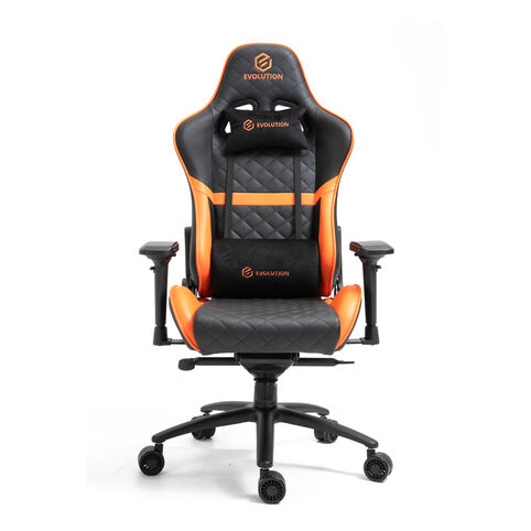 Игровое кресло Evolution Delta (черный с оранжевый)