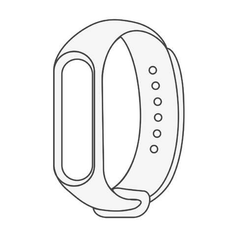 Ремешок для Xiaomi Mi Band 7 Bingo (серый)