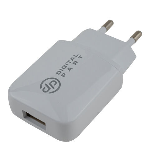 Сетевое зарядное устройство АТ 1 USB 1А (белый)
