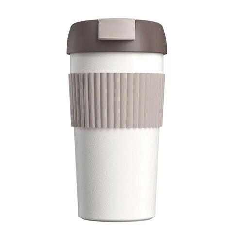 Термокружка KKF Coffee Tumbler (коричневый-белый)