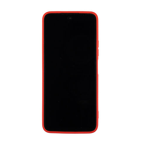 Чехол для Redmi 12 бампер AT Silicone Case (красный)