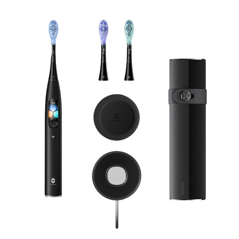 Комплект электрической зубной щетки Oclean X Ultra Set (черный)