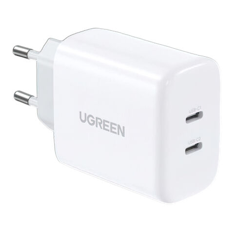 Сетевое зарядное устройство Ugreen CD243 2x USB-C 40W фото