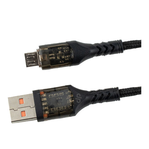 Кабель Micro-USB 3A MC-350T АТ (черный)