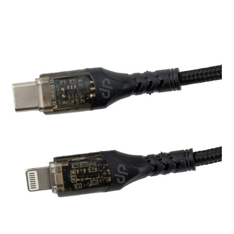 Кабель USB-С Lightning DP LC-350T 27W 1m (черный)