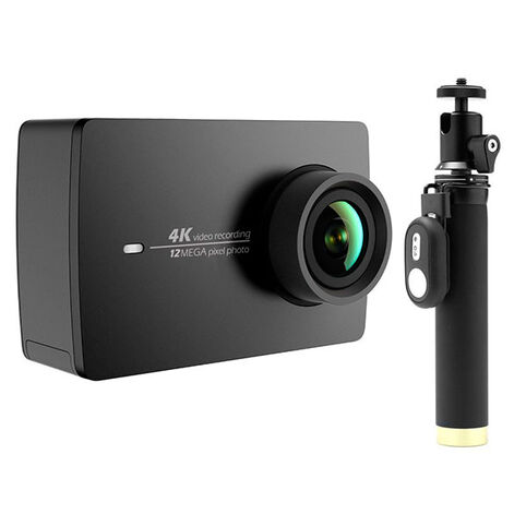 Камера Yi 4K Action Camera (графит с моноподом)